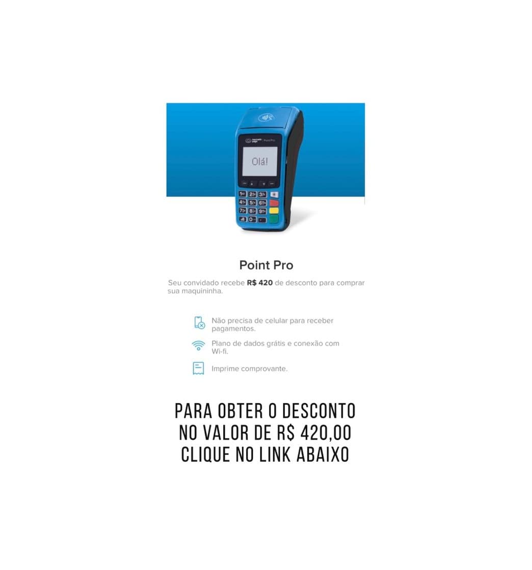 Producto Mercado Pago Maquininhas Point Mini e Point Pro