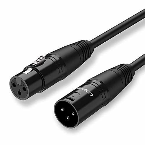 Electronic XLR3 Cable, UGREEN Cable XLR a XLR Cable XLR3 Balanceado 3 Pin