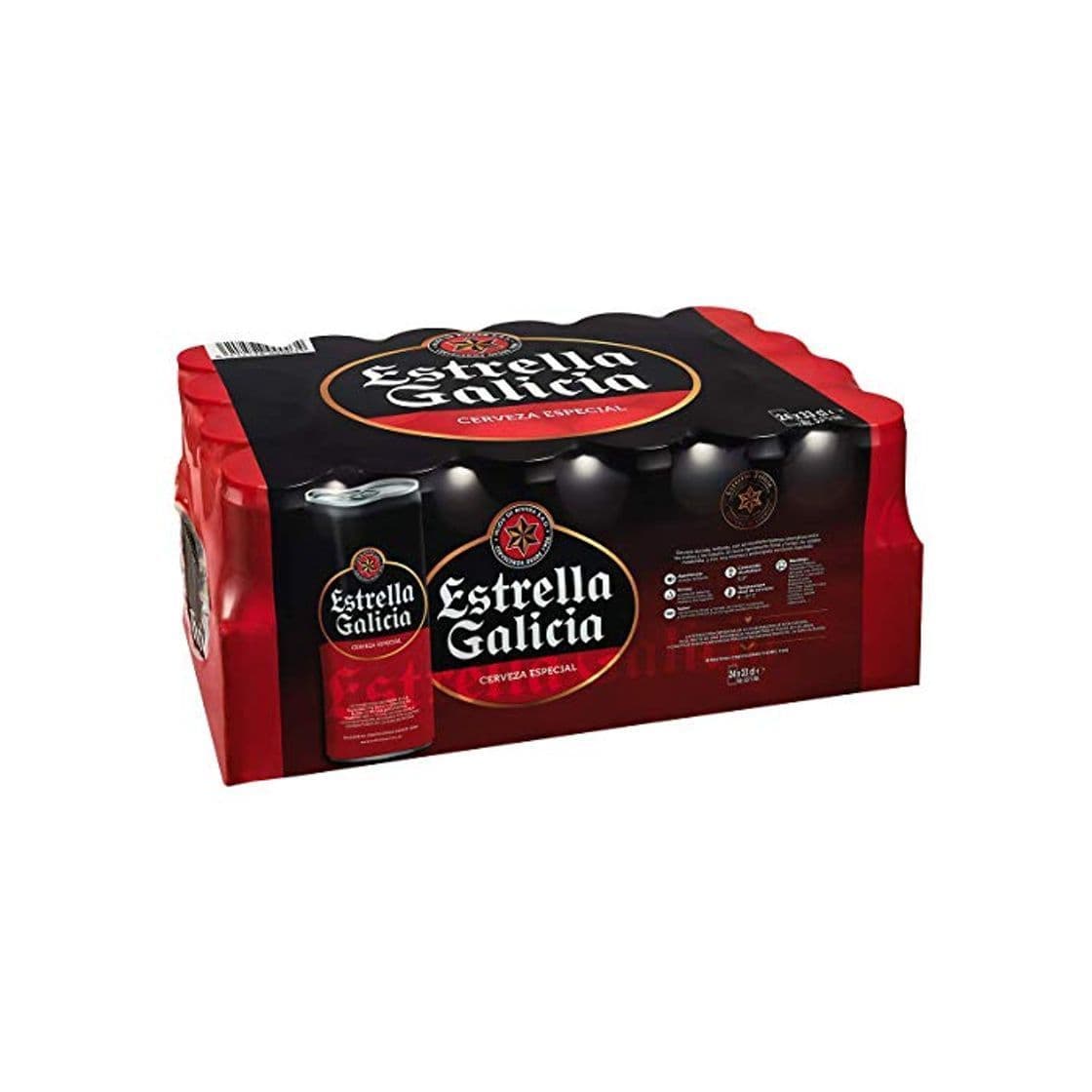 Product Estrella Galicia Cerveza - Paquete de 24 x 330 ml - Total