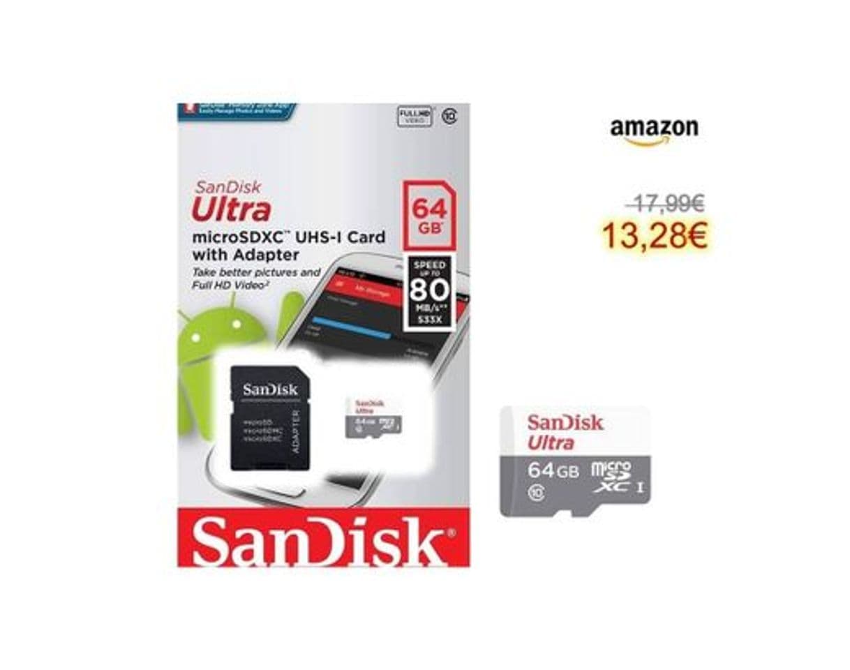 Product Cartão de memória SanDisk 64GB