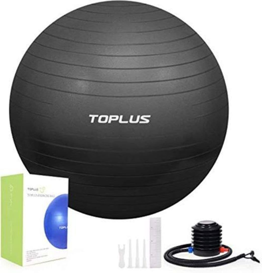 Product TOPLUS Pelota de Gimnasia Anti-Reventones Bola de Yoga Pilates y Ejercicio Balón