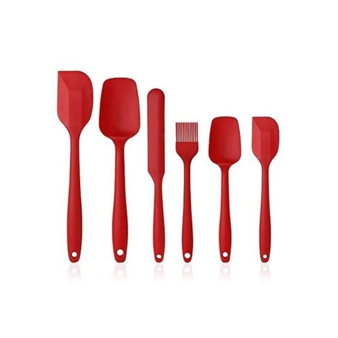 Product Vicloon Utensilios de Cocina de Silicona,Set de 6 Espátulas Silicona Incluye Hilvanado