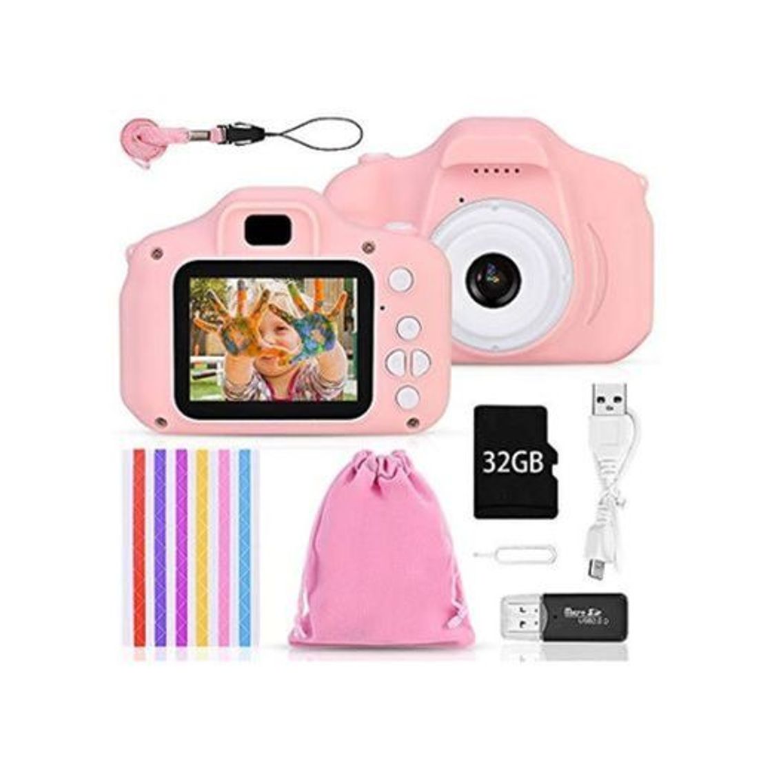 Producto Faburo Set de Cámara de Fotos Digital para Niños