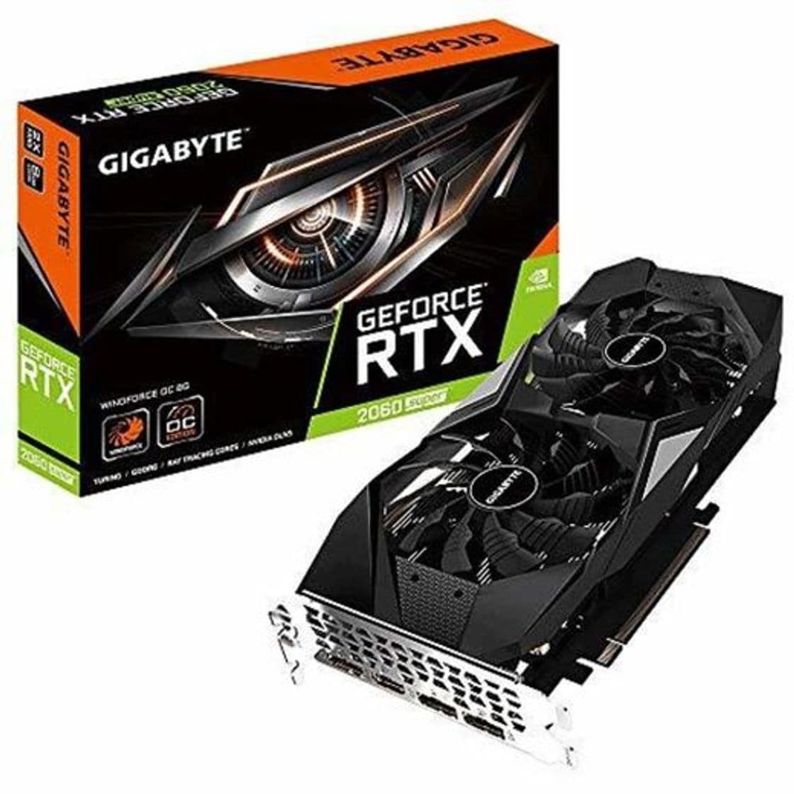 Electrónica Gigabyte Nvidia RTX2060 Super Windforce OC 8G Fan GDDR6 DP/HDMI PCI Express