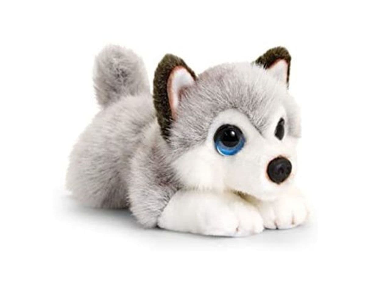 Producto Keel Toys- Juguete de Peluche con diseño de Perro Husky, Color Gris,