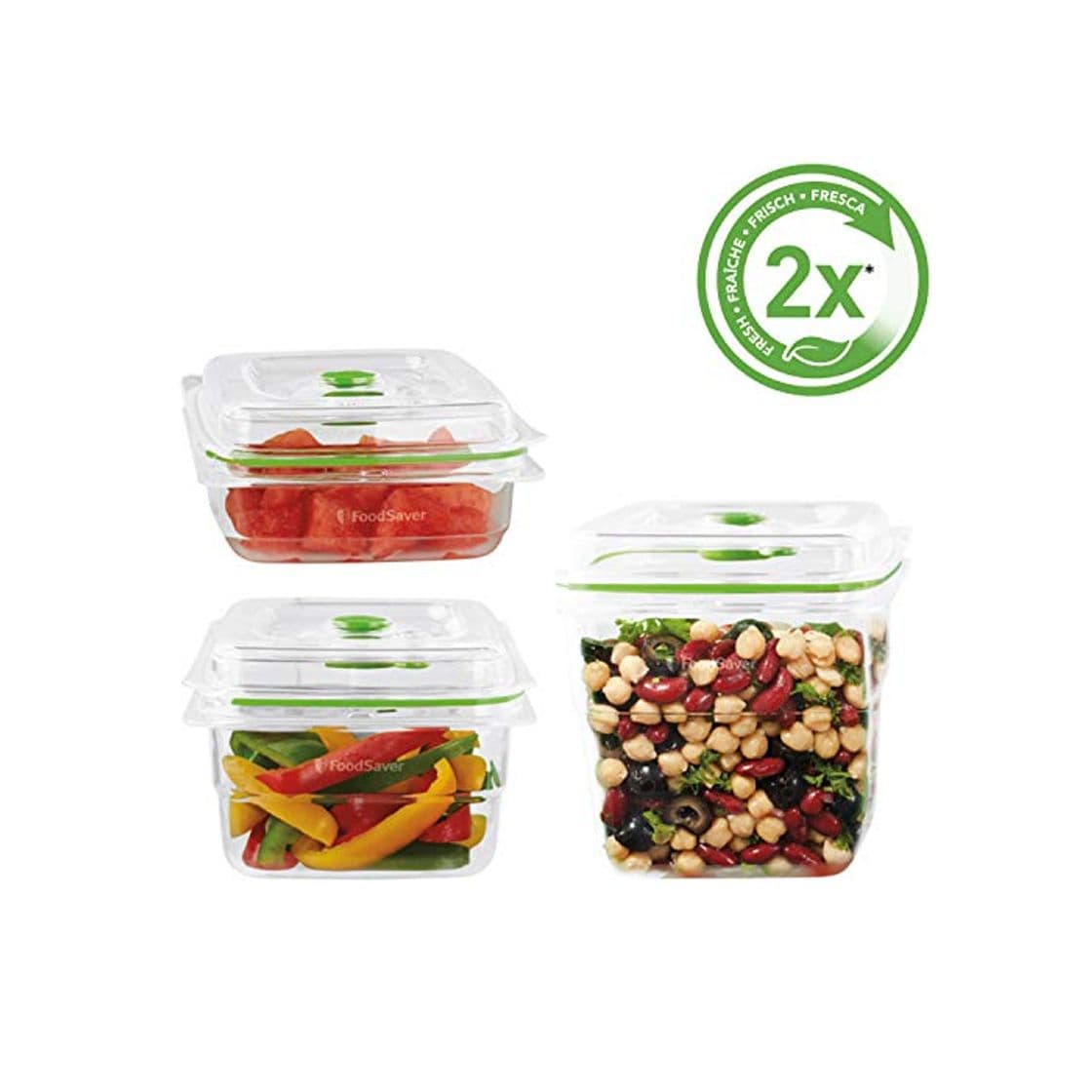 Producto Foodsaver FFC020X Recipientes para Envasar al Vacío “Fresh Containers”