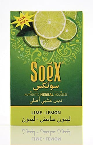 Producto 50 gr de hierbas Soex LIMA LIMÓN Melaza Shisha de la cachimba