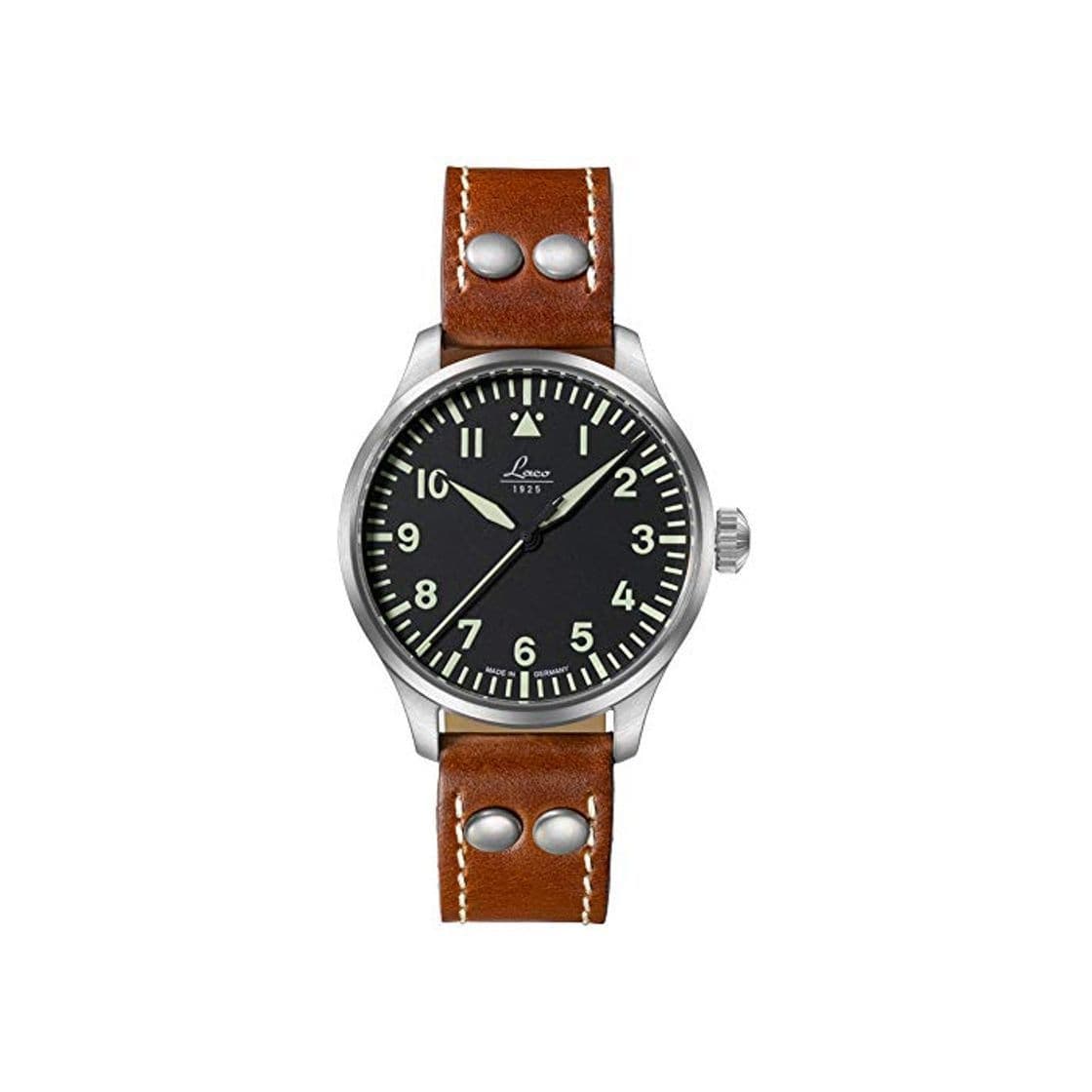 Moda Planeador Reloj Base Augsburg 39 de Laco - Fabricado en Alemania - 39 mm de diámetro Reloj Automático - n-Incomparable