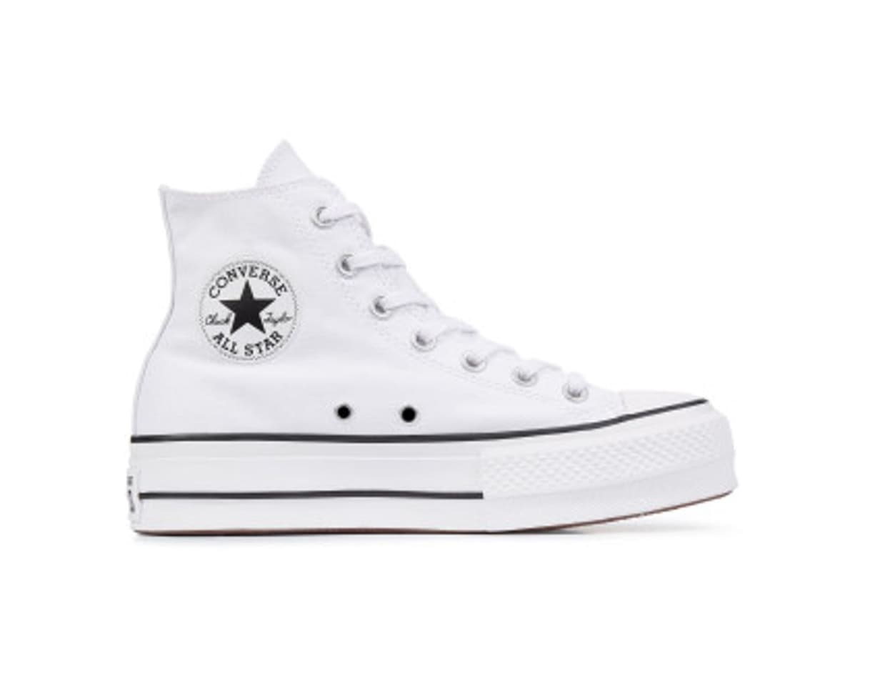 Product Converse Chuck Taylor CTAS Lift Clean Hi, Zapatillas Altas para Mujer, Blanco