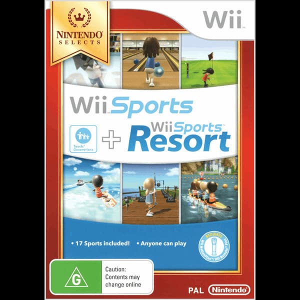 Videogames Wii Sports + Wii Sports Resort