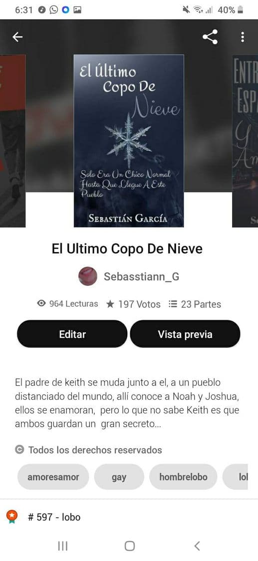 Libro El Último Copo De Nieve