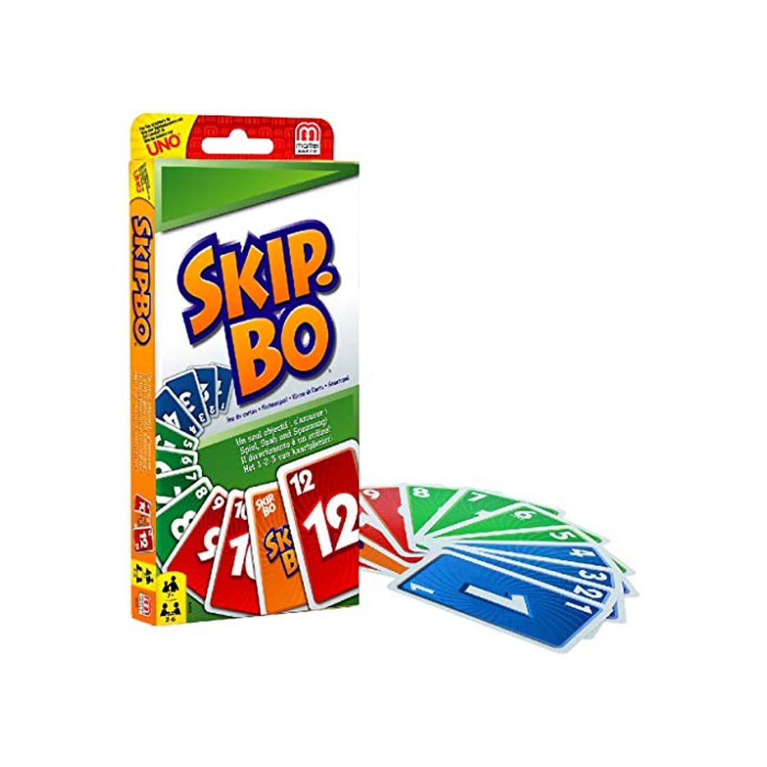 Product Mattel Games - Skip-Bo, Juego de Cartas