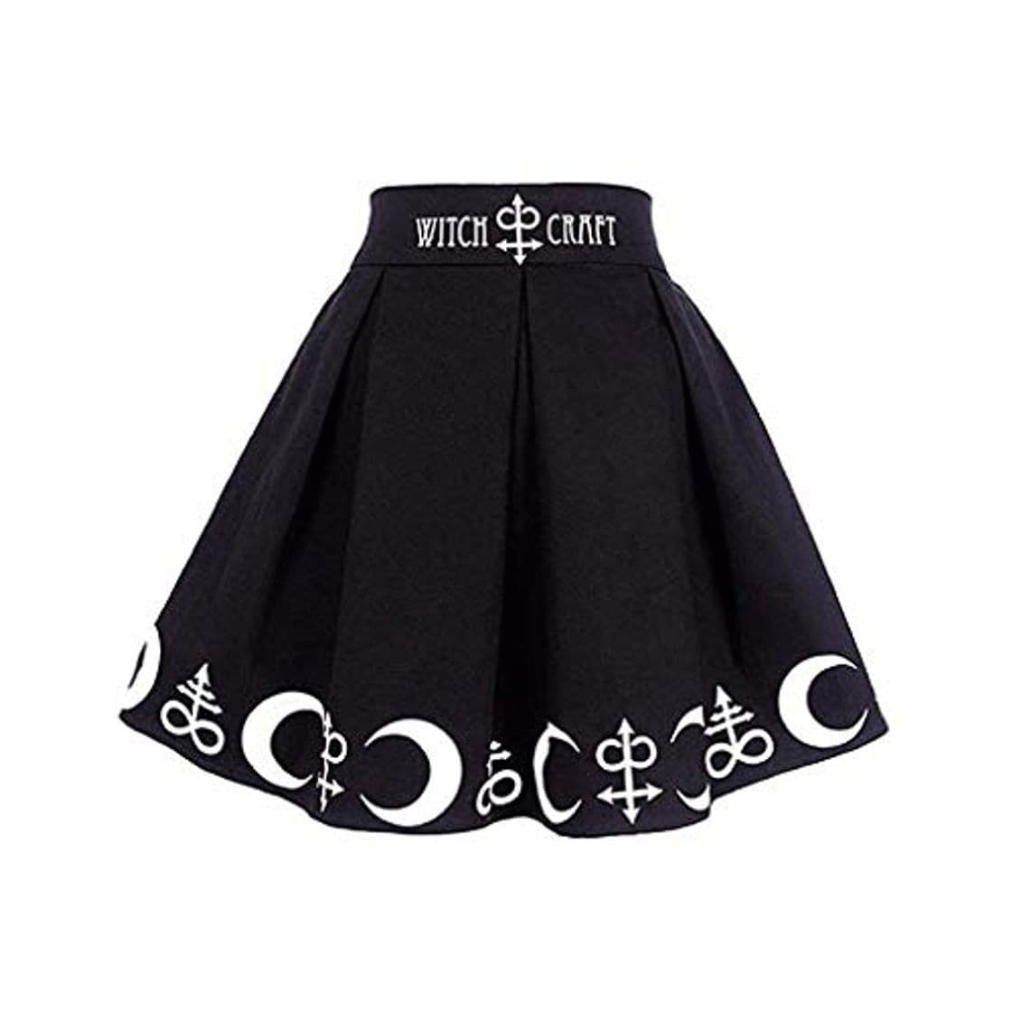 Product HCFKJ Faldas Mujer Cortas Mujeres GóTico Punk BrujeríA Luna Magia Hechizo SíMbolos