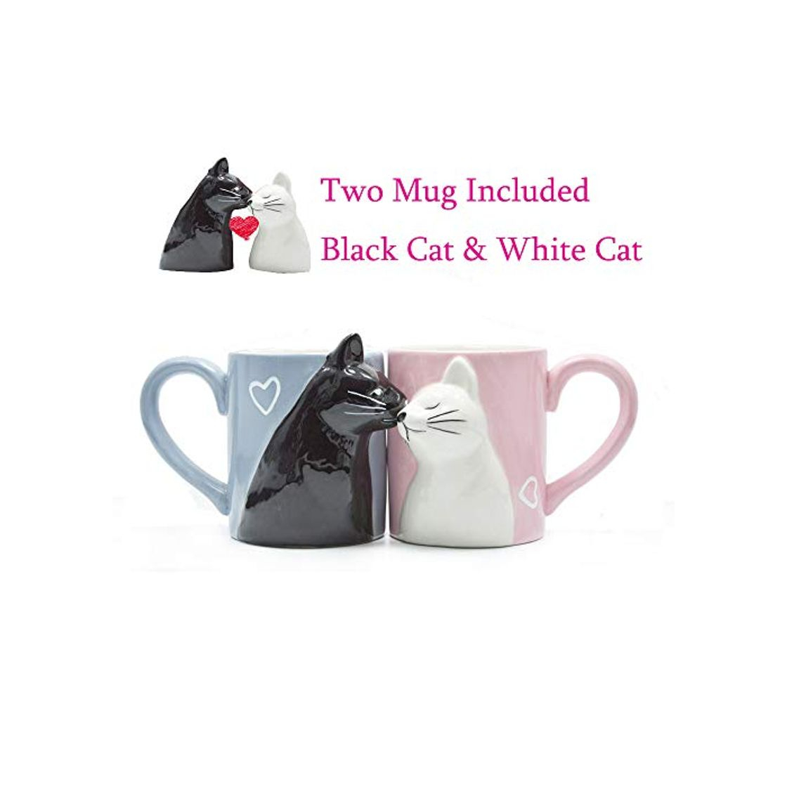 Product Taza de los pares del café del gato del beso