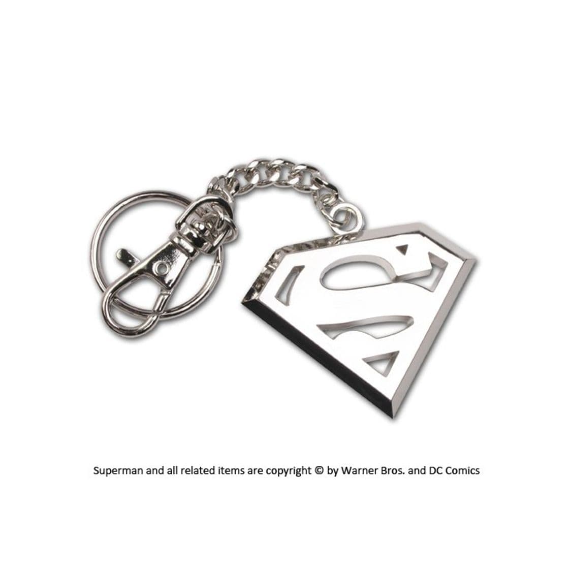 Producto The Noble Collection Superman 5cm Llavero con Logo de Acero Inoxidable