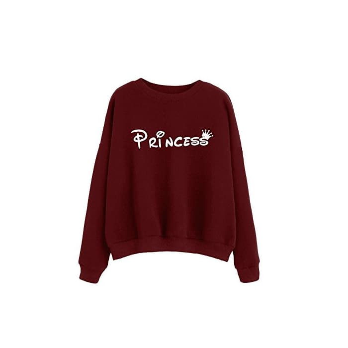 Product Overdose Sudadera Mujeres Manga Larga Blusa Carta Imprimir Sudadera Pullovers OtoñO CáLido