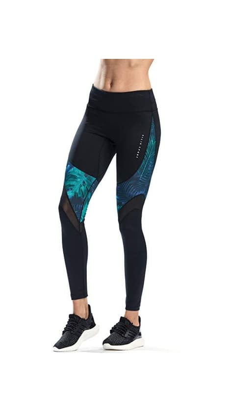 Producto SILIK Pantalones de Entrenamiento Elásticos con Estampado de Malla Leggings para Mujer