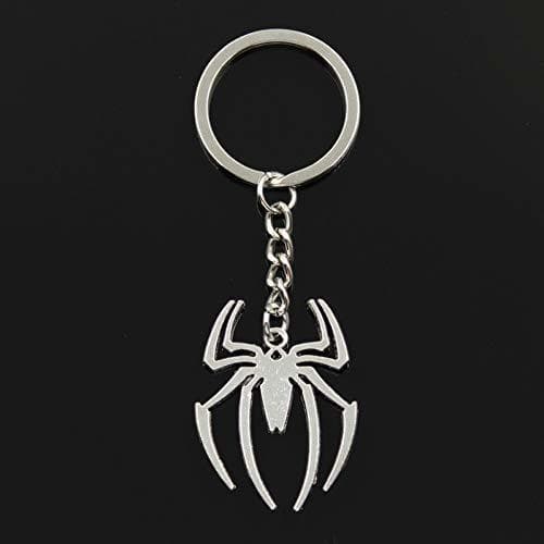 Product YQCZ Llavero Llavero 38X29Mm Spider Halloween Colgante Hombres Joyería Coche Llavero Anillo