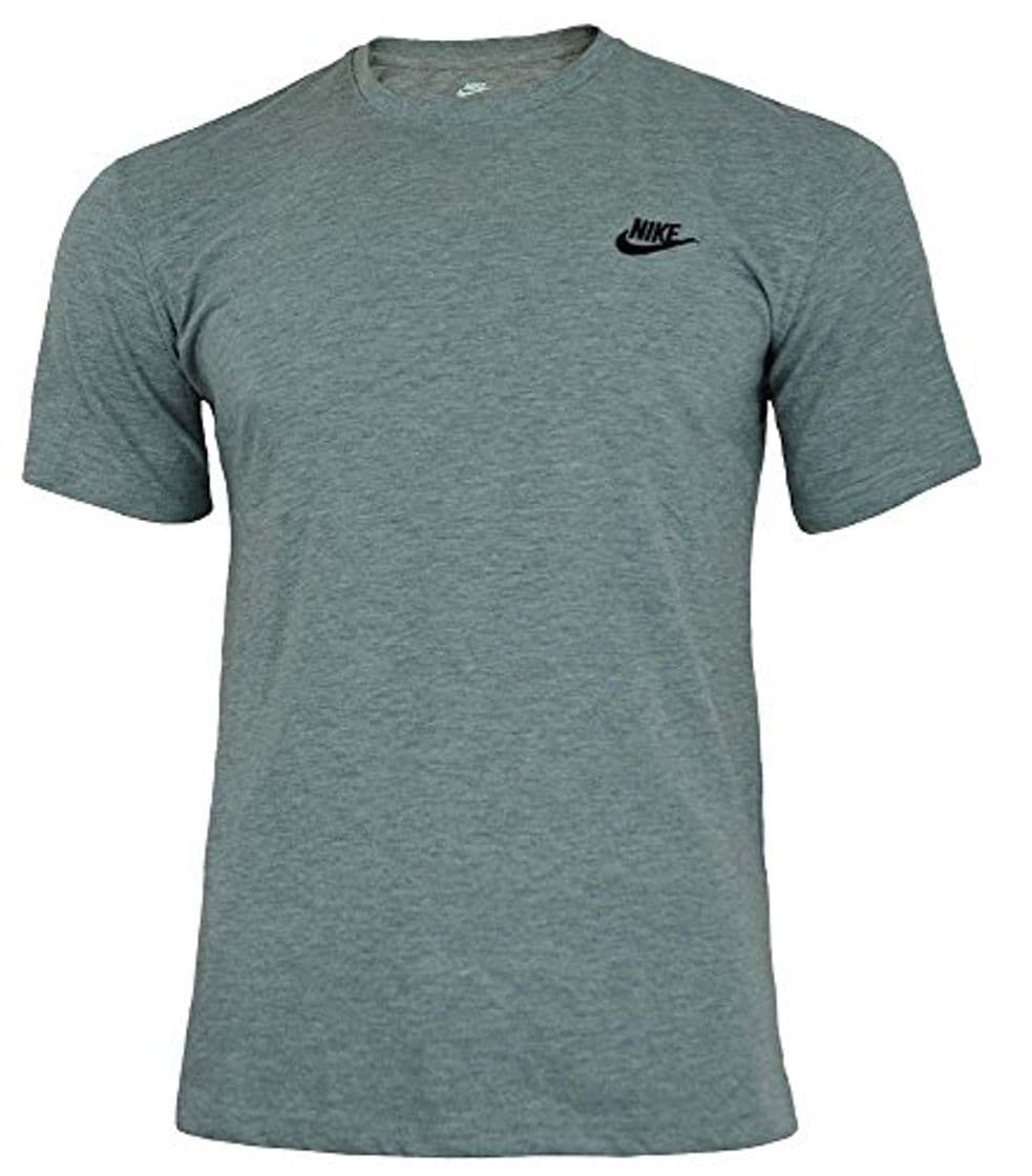 Fitness Nike Core Tee Hombre Camiseta Algodón T-Shirt Deportiva Fitness Gris, Tamaño