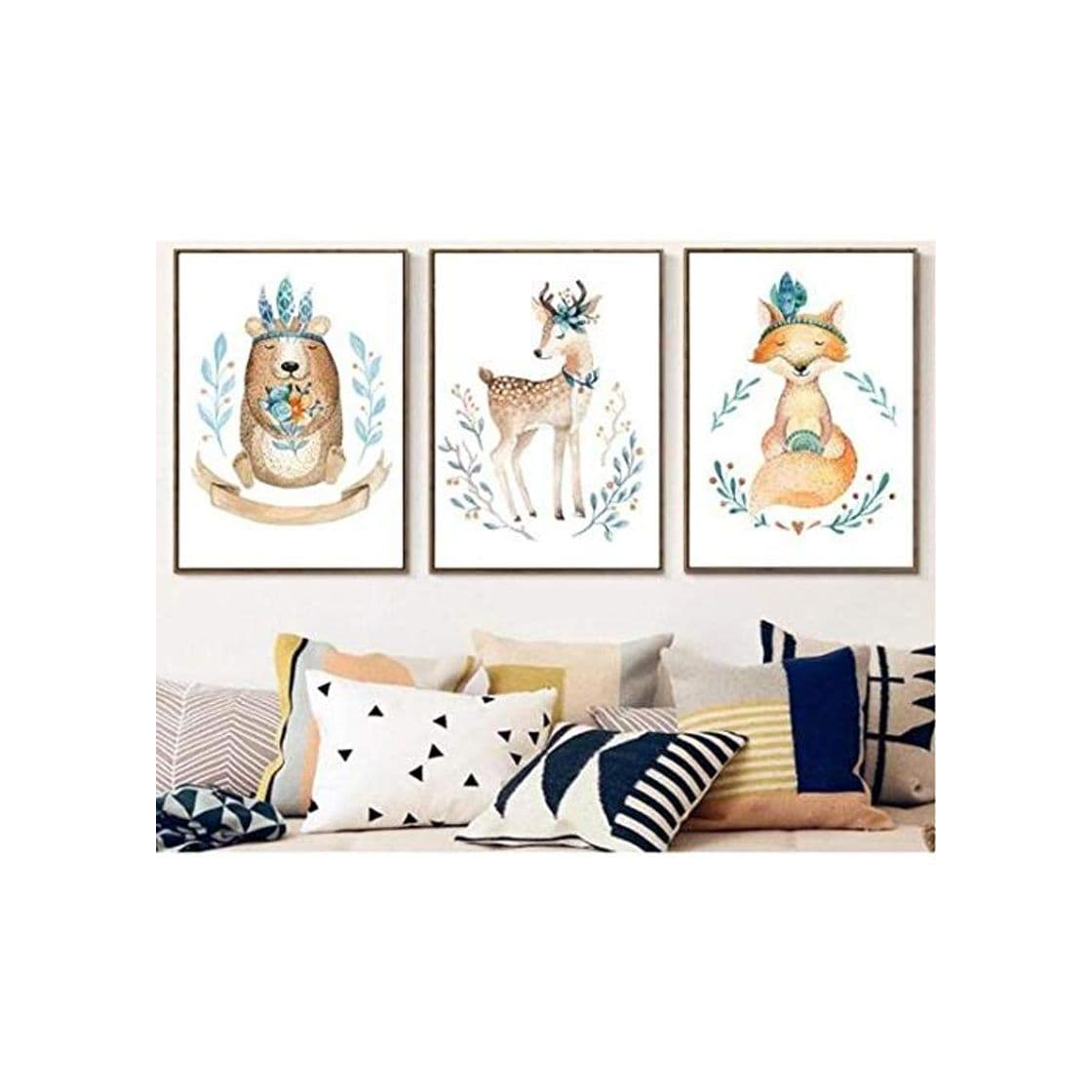 Producto Laminas Decoratives Pared Cuadros Nordicas Poster Wall Art Canvas Painting Print Decoracao Para Casa Green Plant For Living Room 40 * 60cm