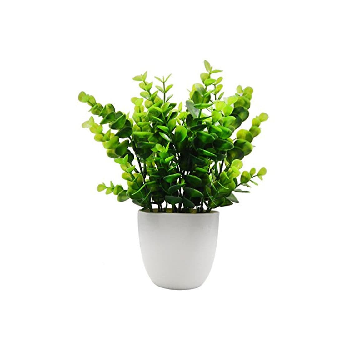 Producto offidix Mini plástico Artificial plantas con jarrón para escritorio de la oficina