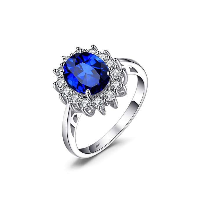 Producto JewelryPalace Anillo de Compromiso Solitario Princesa Diana William Kate Middleton 3.2ct Halo