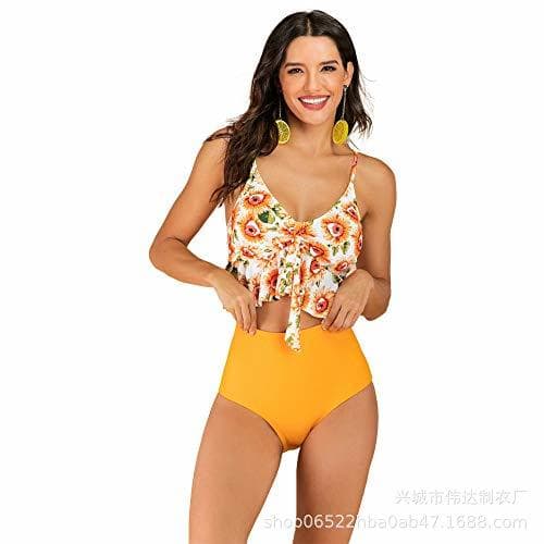 Producto B/H Foglie di Fiori Stampa Costume Bikini