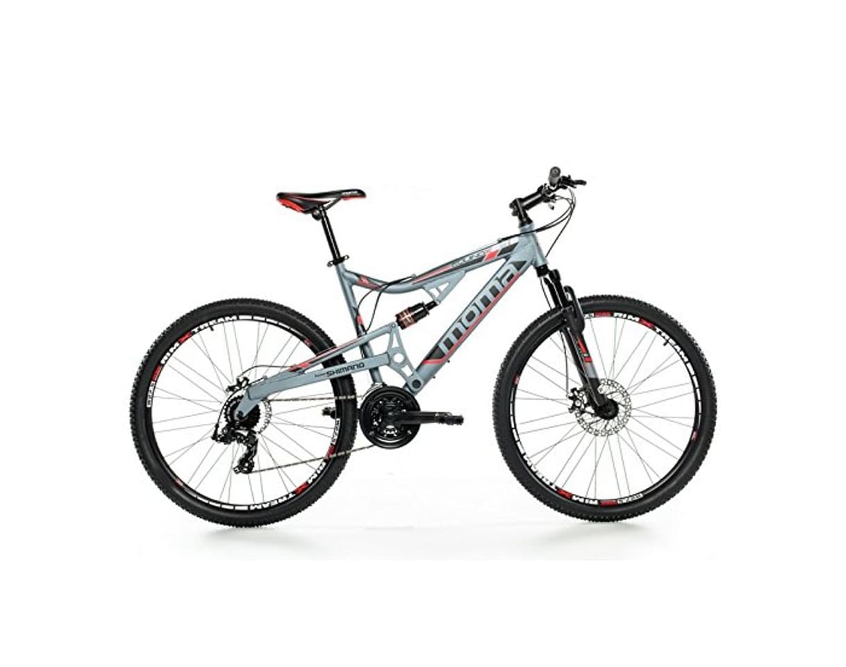 Product Moma Bikes MTB Equinox Shimano Profesional - Bicicleta Montaña 27.5", Aluminio, Cambio