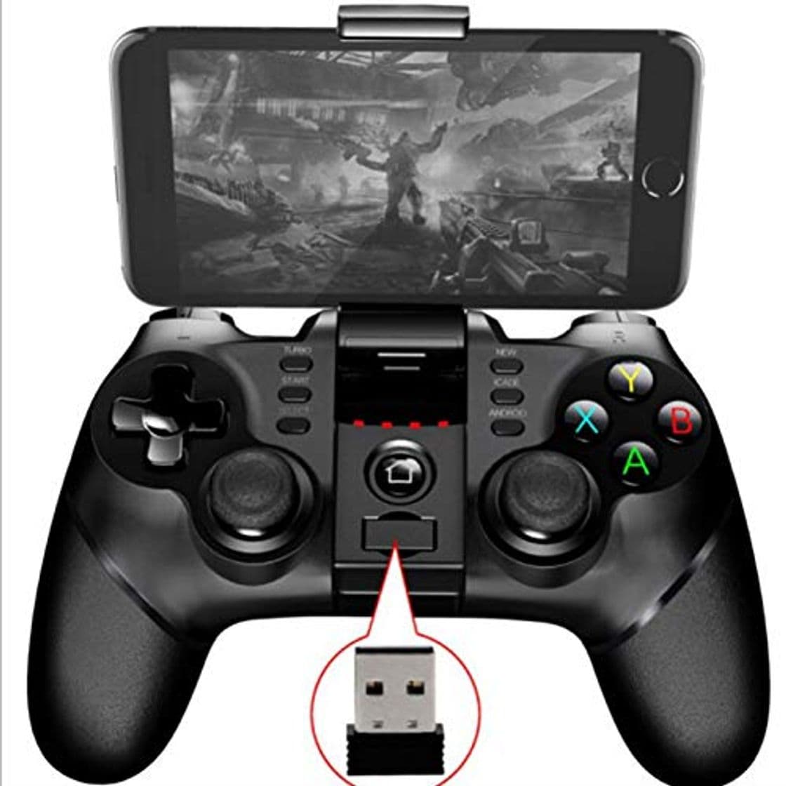 Producto DZSF Bluetooth Gamepad Game Pad Controller Mobile Trigger Joystick para Android Teléfono Celular PC Hand Free Fire