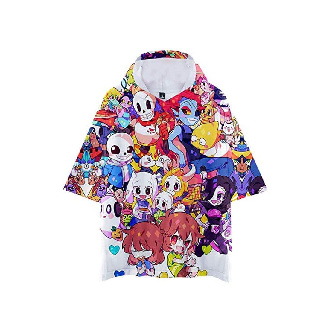 Producto Undertale Camiseta Camiseta con Capucha Camisetas de Manga Corta Juego de Estilo