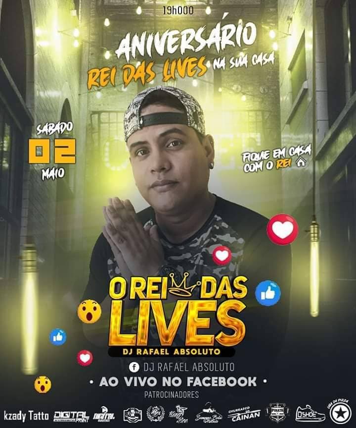 Fashion 02/05 TEM A LIVE ESPECIAL DE ANIVERSÁRIO DO REI DAS LIVES 🎉