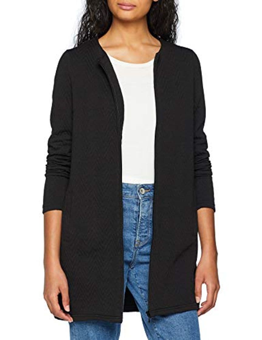 Product Vero Moda Vmmia Structure Long Zip Blazer Noos Chaqueta Punto, Negro