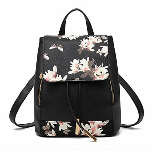 Producto Pahajim Moda Bolso Mochila Mujer Casual Elegante Mochila Portátil de Cuero PU