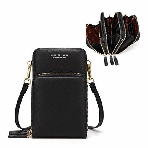 Producto Bolso de teléfono móvil para mujer Monedero de cartera cruzada Mini bolso