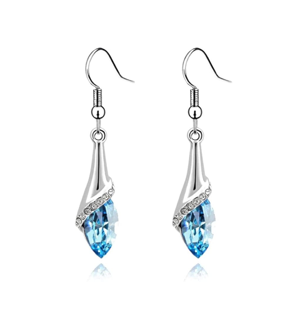 Producto YAZILIND elegante joyer¨ªa de dise?o simple plata plateado gotas de agua aretes