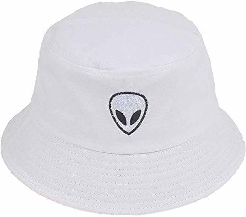 Product temeizimao Amistoso Blanco y Negro Resistente Alien Cubo Gorro Unisex Tapas Cadera