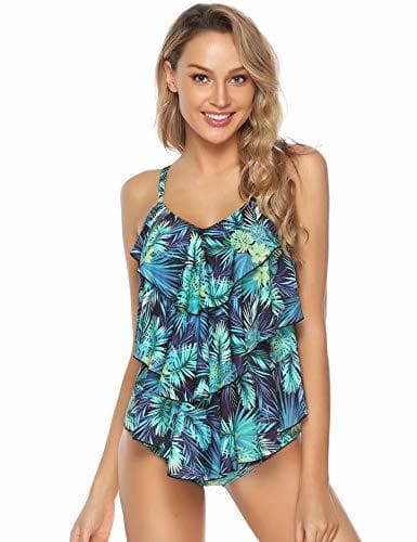 Producto Abollria Traje de Baño en Dos Piezas Sexy Mujer Tankini Vest