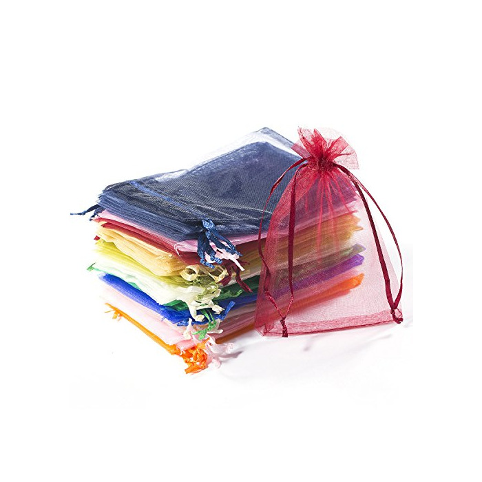 Product Comius Bolsitas de Tela para Regalos, 100 Piezas Bolsas de Organza de