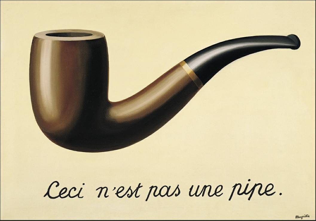 Fashion The treachery of images (This is not a pipe)- René Magritte 