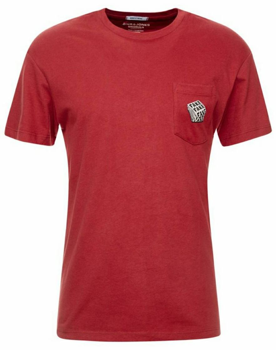 Fashion Jack & Jones Camiseta Roja