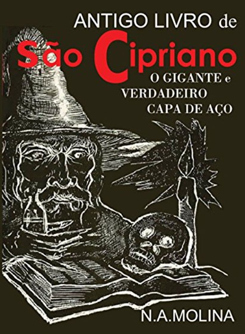 Libro Antigo livro de São Cipriano, o gigante e verdadeiro Capa de Aço