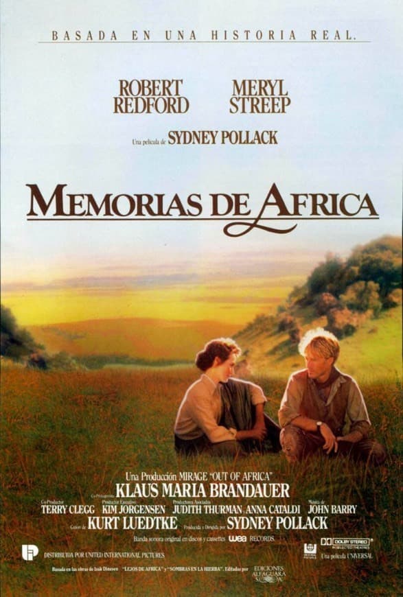 Canción Out Of Africa (From "Memorias de Africa")