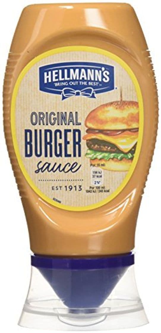 Producto Hellmann's Salsa Burger 250 ml - Paquete de 8 x 250ml -