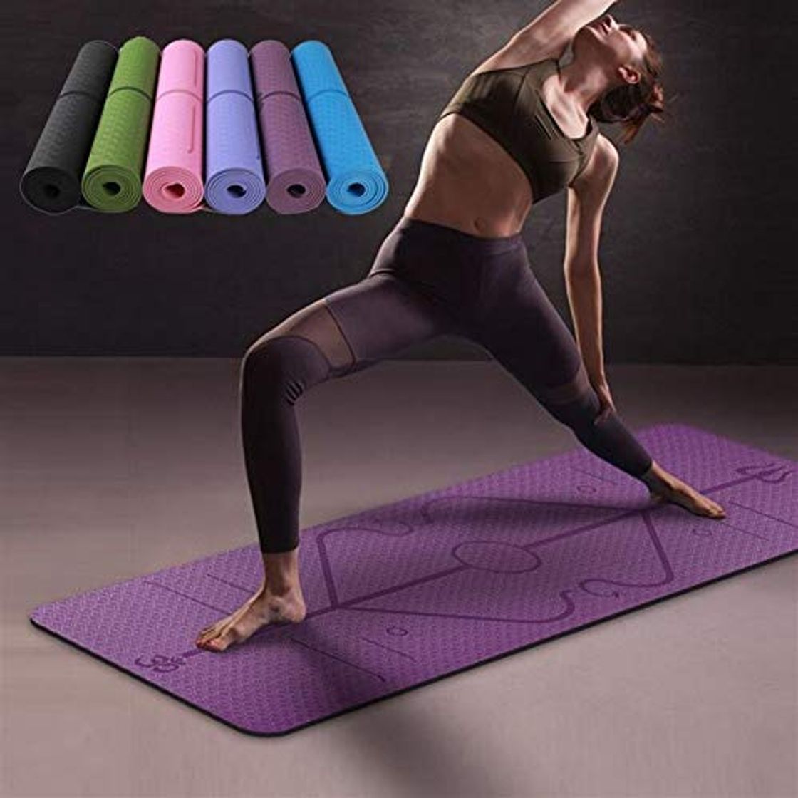 Producto Vioaplem 1830 * 610 * 6 mm TPE Yoga Mat con la