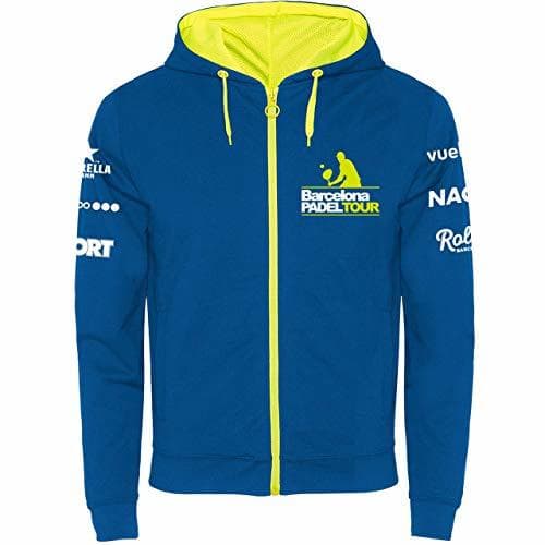 Place Barcelona Padel Tour Sudadera Cremallera Unisex Azul Royal S