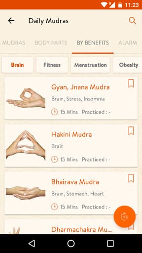 App Daily Mudras 