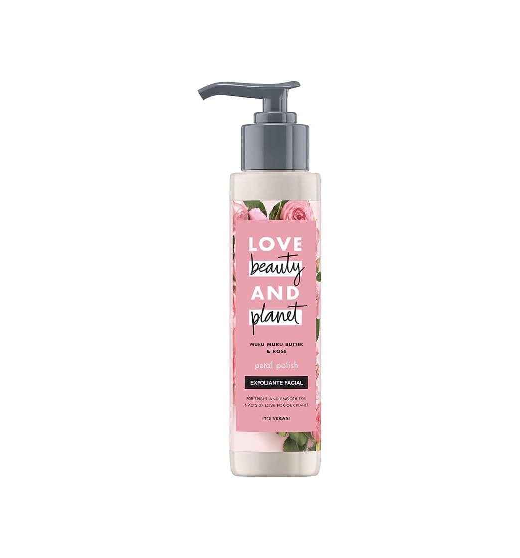 Product Love Beauty and Planet Exfoliante Facial para Exfoliar y Limpiar el Rostro,