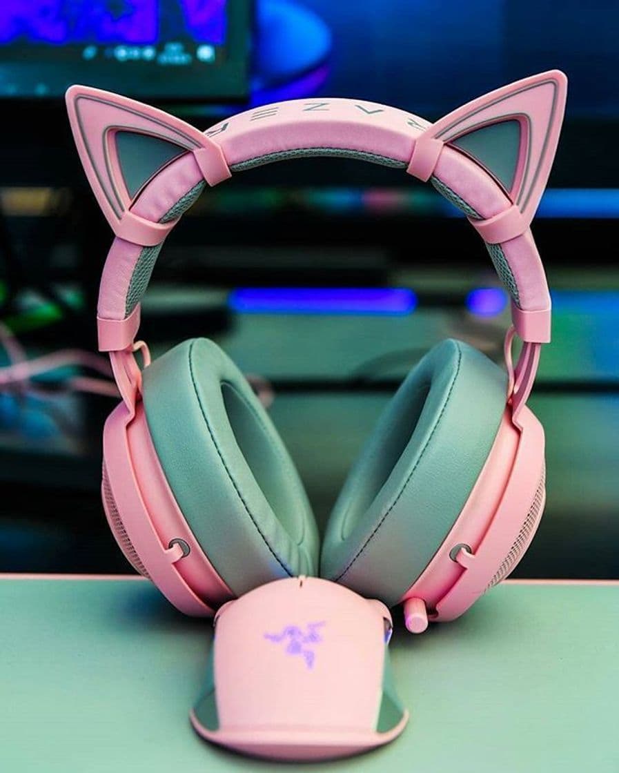 Producto Fone de ouvido gamer Razer Kraken Kitty quartz pink e rgb