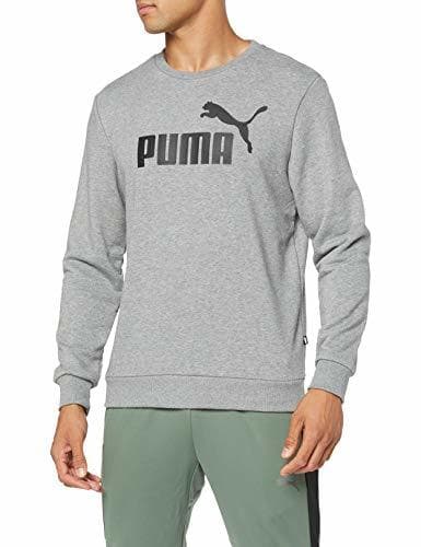 Lugar PUMA Essential Crew SWS Big Logo M Sudadera, Hombre, Gris