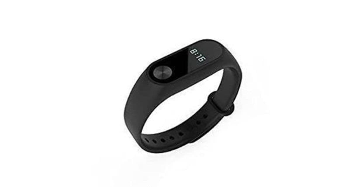 Moda Pulseira Extra para Mi Band 2 Colorida e Película, Preto